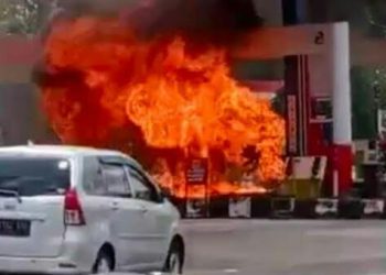 Peristiwa Kebakaran SPBU Baledono Magelang