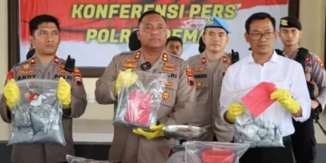 Polres Demak Amankan 40 Kg Bahan Petasan, Empat Orang Jadi Tersangka