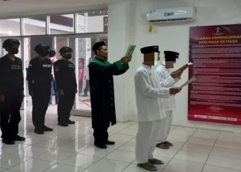 Dua Napiter Lapas Pasir Putih Nusakambangan Ikrarkan Janji Setia NKR
