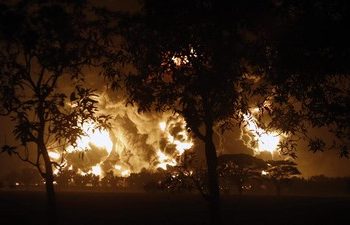 Kilang Pertamina Dumai Meledak, 9 Orang Jadi Korban