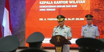 39 Pejabat Kemenkumham Jateng Dilantik, Pegawai Diminta Jaga Integritas