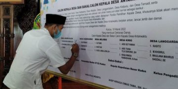 Deklarasikan Pilkades Damai, 10 Calon Kepala Desa di Kudus Berkomitmen Jaga Kondusifitas Wilayah