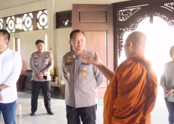 Lancarkan Perayaan Waisak, Polres Jepara Turunkan 50 Personel Amankan Vihara