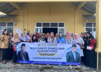 Puluhan Ibu-ibu di Temanggung Deklarasi Dukung Sudaryono untuk Pilgub Jateng