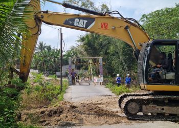 Sering Terdampak Lahar Dingin, Jembatan Penghubung Antardesa di Salam Dibangun Ulang