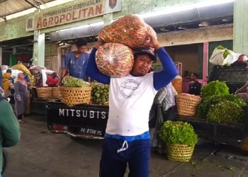 Komoditas Sayur di Pasar Agrobisnis Sewukan Berjalan Fluktuatif