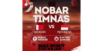 Nobar Timnas Indonesia Vs Bahrain di Posko Mawar: Ngopi Bareng, Dukung Timnas Bareng!