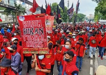 Jutaan Buruh se-Indonesia Akan Mogok Massal Bulan Depan, Tuntut Dua Hal Ini