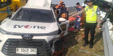 Kecelakaan di Tol Pemalang Libatkan Jurnalis TV One; Tiga Meninggal & Dua Luka-luka