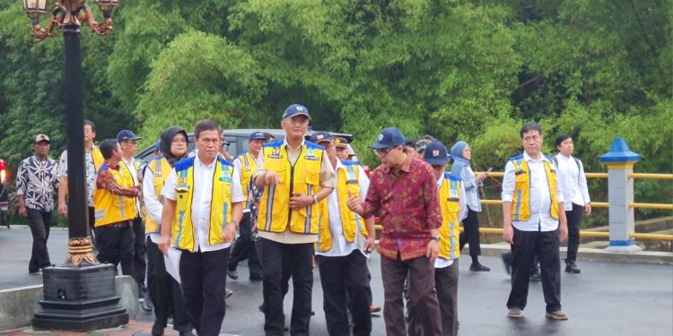 Menteri Pekerjaan Umum Tinjau Bendungan Karangtalun Ngluwar di Magelang