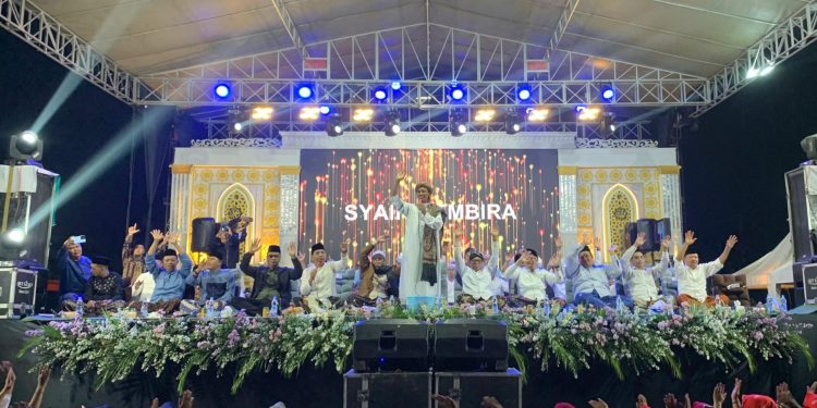 Dihadiri Mas Wiwit, Gema Sholawat untuk Pemenangan Luthfi-Yasin di Pecangaan Berlangsung Meriah