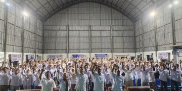 Ribuan Relawan Sobat Tunjung Solid Menangkan Luthfi-Yasin dan Yoyok-Joss di Pilkada 2024