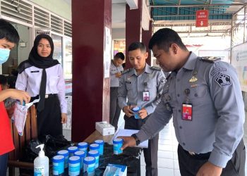 Cegah Peredaran Narkoba, Rutan Pekalongan Intensifkan Tes Urin WBP dan Pegawai