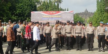 Gelar Operasi Lilin Candi, Polresta Magelang Kerahkan Pasukan Amankan Nataru