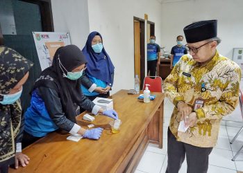 Berantas Penggunaan Narkotika di Lingkungan Pemkab, Puluhan Pejabat di Magelang Ikuti Tes Urine