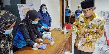 Berantas Penggunaan Narkotika di Lingkungan Pemkab, Puluhan Pejabat di Magelang Ikuti Tes Urine