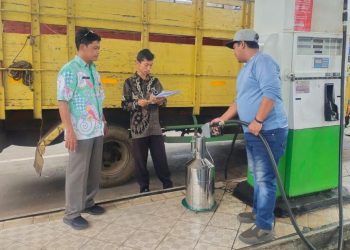 Jelang Nataru, Disperindag Batang Pantau SPBU Sepanjang Pantura