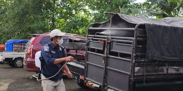 73 Hewan Terdeteksi PMK, Pemkab Temanggung Lakukan Desinfeksi di Pasar Hewan Kranggan