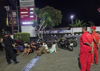 Tim Siraju Razia Balap Liar di Tahunan, Delapan Motor Disita