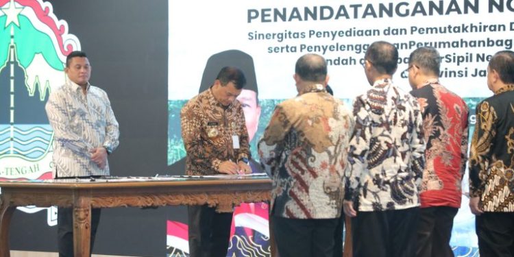 Jateng Teken MoU Rumah Subsidi, Targetkan 20 Ribu Unit untuk MBR dan ASN