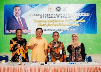 DPR RI dan BGN Gencarkan Sosialisasi Program Makan Bergizi Gratis di Nganjuk