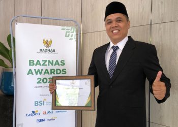 Lazis Jateng Sabet Penghargaan LAZ Pengumpulan Palestina Terbaik Baznas Awards 2025