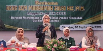 Sosialisasi MBG di Cianjur, Neng Eem Tegaskan Program Ini Investasi Jangka Panjang Bangsa