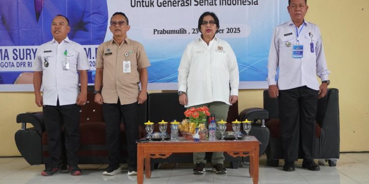 Irma Suryani Sosialisasi MBG di Kota Prabumulih, Dorong Generasi Sehat dan Produktif