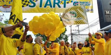 Yellow Fun Walk, Cara Golkar Jateng Rangkul Masyarakat Terapkan Budaya Hidup Sehat