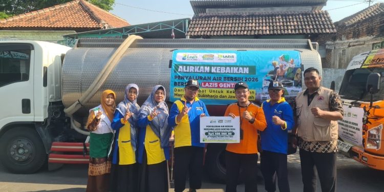 Lazis Jateng Distribusikan Bantuan Air Bersih kepada 5.693 Warga Terdampak Kekeringan